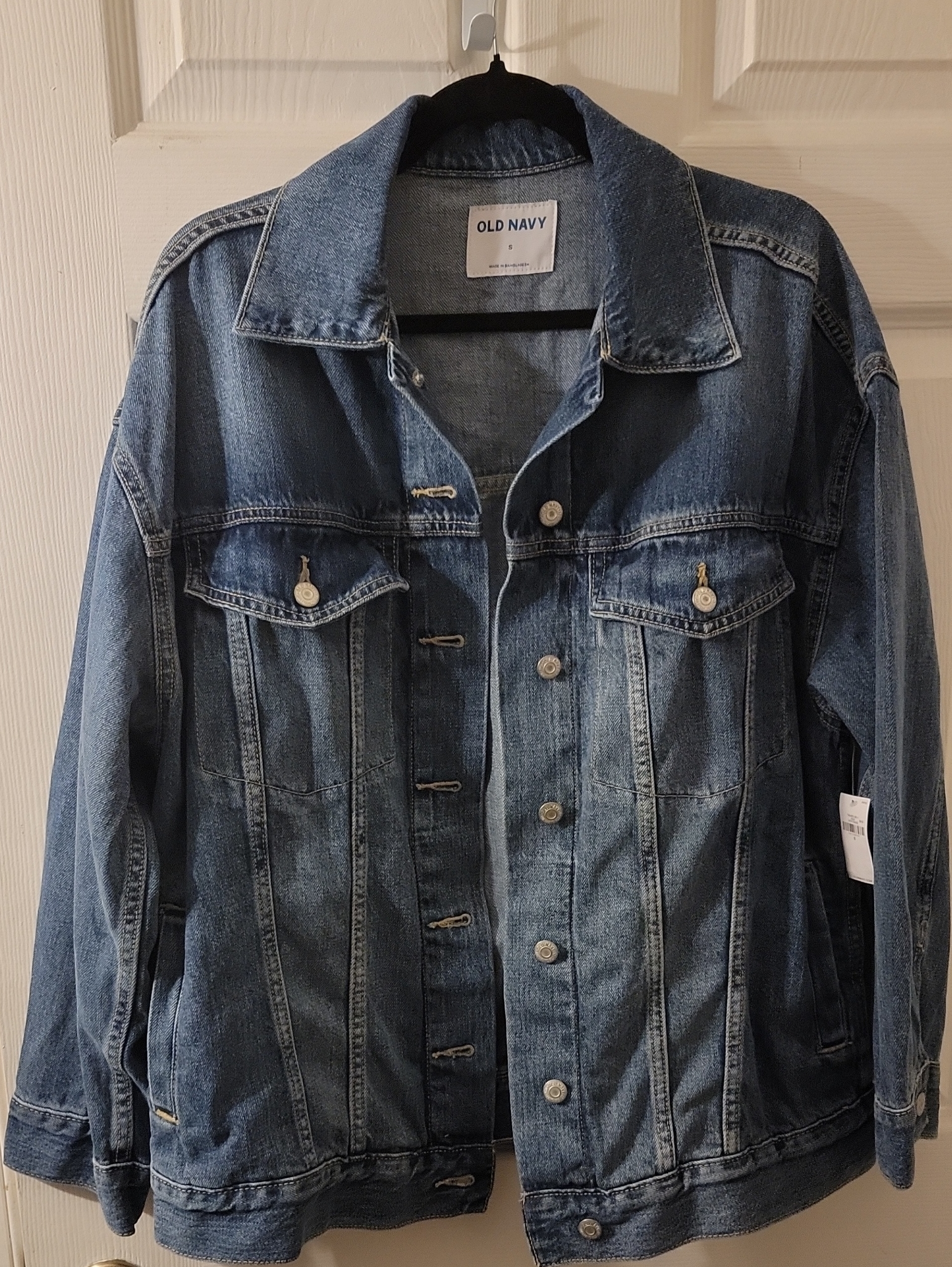 New Old Navy Blue Denim Trucker Jacket